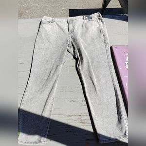 Women's Express FleXX Jeans grey/acid washed.Skinny high rise/Ultra Hyper Stre